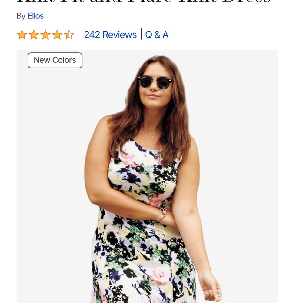 Catherine’s fit and flare dress lot size 30/32. Includes 7 dresses.